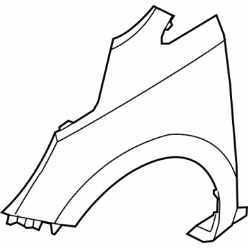 Kia 66311A9000 Panel-Fender,LH