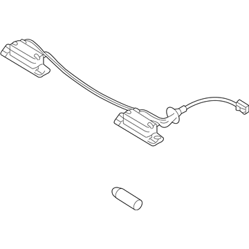 Kia 925012S500 Lamp Assembly-License Pl
