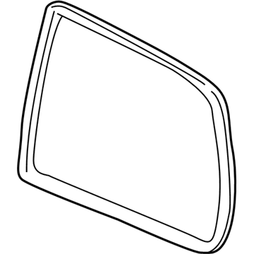 Kia 0K53A62531 WEATHERSTRIP-Quarter Window, R