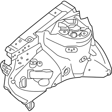 Kia 645021M010 Panel Assembly-Fender Apron