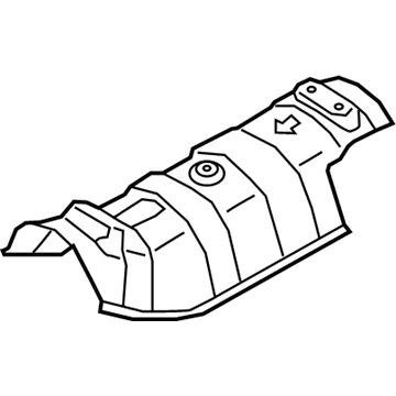 Kia 28791H8100 Protector-Heat Front