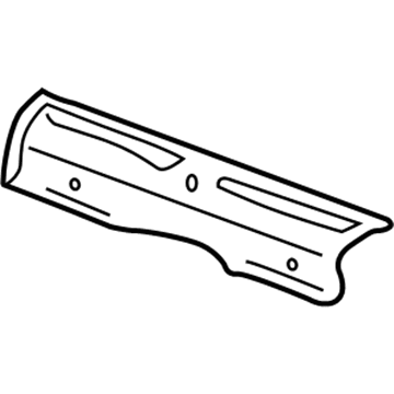 Kia 857703C000AQ Trim Assembly-Rear Transverse
