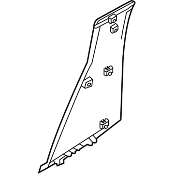 Kia 83280R0010 GARNISH Assembly-Rr Dr R