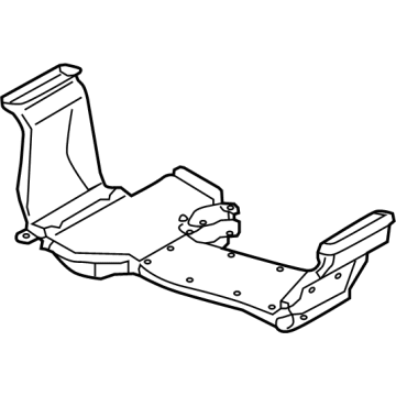 Kia 97370B1500 Duct-Rear Heating,RH