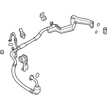 Kia 97775Q5520 Suction & Liquid Tube Assembly 97775Q5520 Kia Suction & Liquid Tube Assembly Illustration 1 of 1