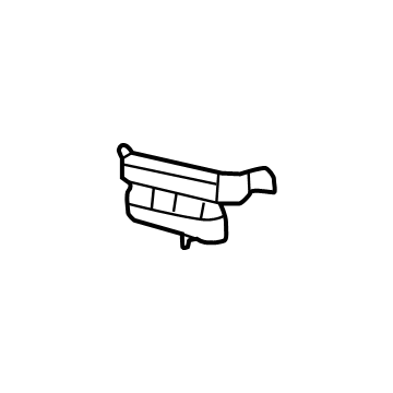 Kia 86584DWEC0 COVER-FR BUMPER BLAN