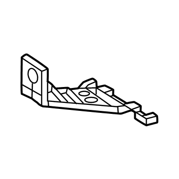 Kia 86637Q5700 Rear Beam Bracket Lower 86637Q5700 Kia Rear Beam Bracket Lower Illustration 1 of 1
