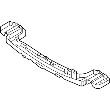 Kia 86631Q5710 Rear Bumper Beam 86631Q5710 Kia Rear Bumper Beam Illustration 1 of 1