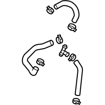 Kia 97312R0000 Hose Assembly-Water OUTL
