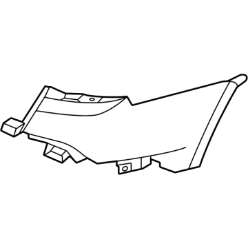 Kia 86656R5000 Cover-Rr Bumper Side