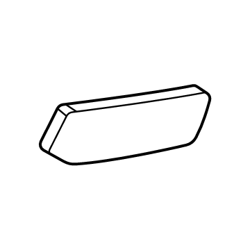 Kia 866V1R5000 Pad-Rear Bumper,LH