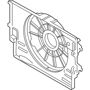 Kia 25350J3280 SHROUD-Radiator
