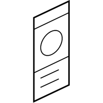 Kia 852623B500 Label-Body Pillar,Rear Side