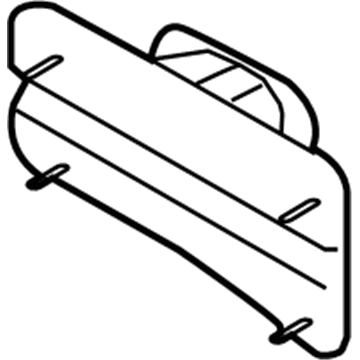 Kia 866421W220 Stay-Rear Bumper RH