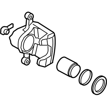 Kia 58310J5A00 Rear Brake Caliper Kit