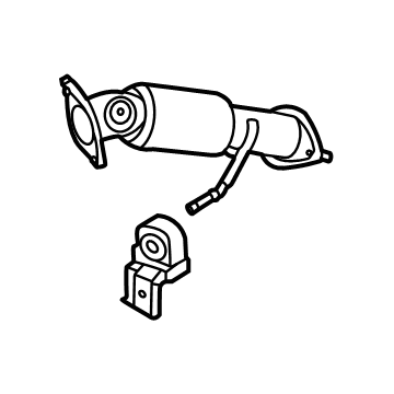Kia 28610CW330 MUFFLER ASSY-FRONT