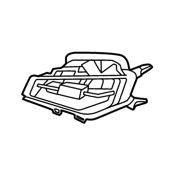 Kia 97480AT000SA1 DUCT ASSY-SIDE AIR V