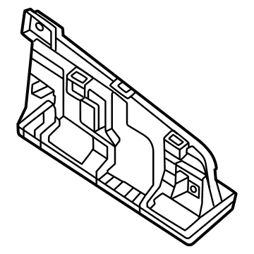 Kia 847F4AT000 COVER-DISPLAY RR,LH