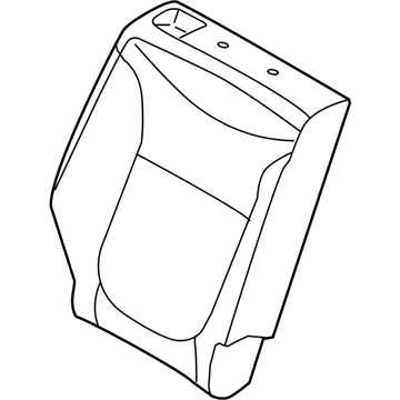 Kia 89460E4100ASY COVERING-RR SEAT BAC