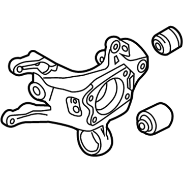Kia 527204U010 Carrier Assembly-Rear Axle