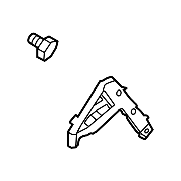 Kia 86651DW000 BRACKET ASSY-RR BUMP