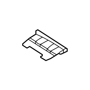 Kia 87236P1000 CLIP-ROOF GARNISH MT