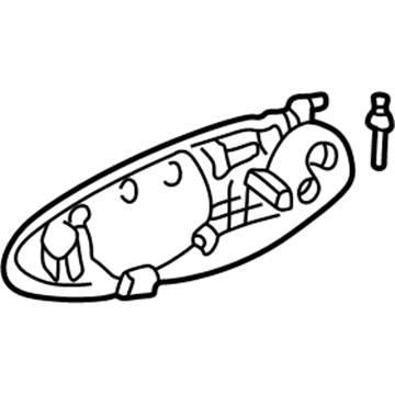 2002 Kia Optima Door Handle - 826503C000XX