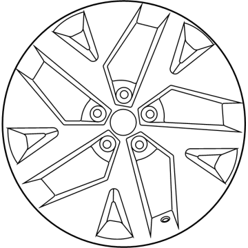 52910P1300 Kia Aluminium Wheel Assembly Illustration 1 of 1