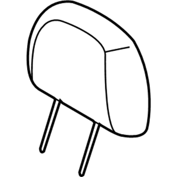 Kia 887001F1014BK Headrest Assembly-Front Seat