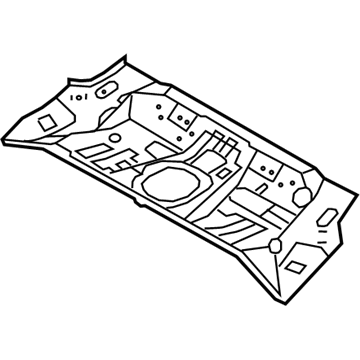 Kia Forte Floor Pan - 655121M010