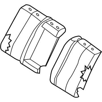 Kia 894002G600809 Back Assembly-Rear Seat,RH