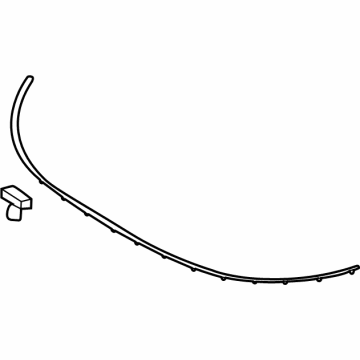 Kia 86361AT000 STRIP-FR BUMPER