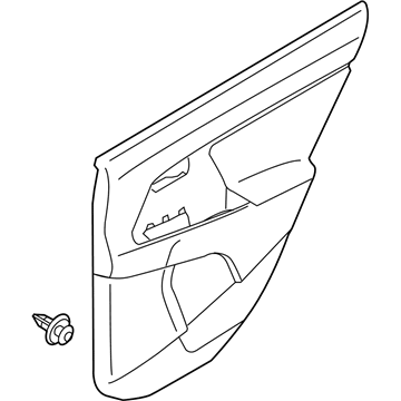 Kia 83307D9000GBU Panel Assembly-Rear Door