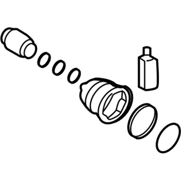 Kia 49584C1350 Damper Kit-Front Axle Dynamic