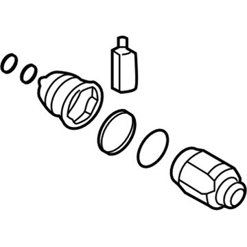 49582C2400SJ Kia JOINT KIT-FR AXLE DI Illustration 1 of 1