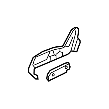 Kia 88270J6020RBQ Shield Cover Assembly-Fr
