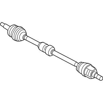 Kia 495001W200SJ Shaft Assembly-Drive,LH