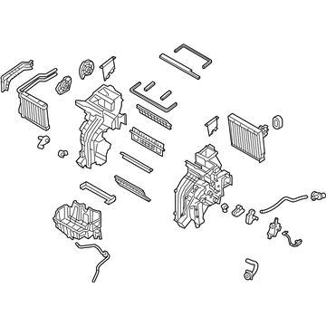 Kia 97205H9400 Heater & EVAPORATOR