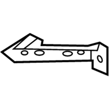 Kia 86518A7000 Bracket-Front Bumper Upper