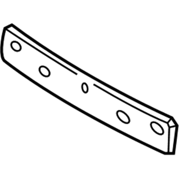 Kia 86519A7010 MOULDING-Front Bumper License