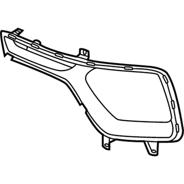 Kia 86596K0500 MOULDING-Front BUMPE