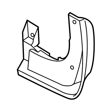 Kia 86831A7000 Guard Assembly-Front Mud