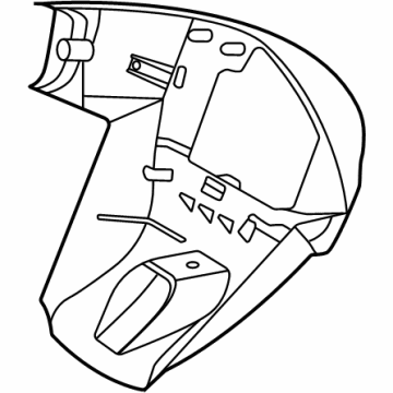 Kia 56120Q5000BWB Cover Assembly-Steering