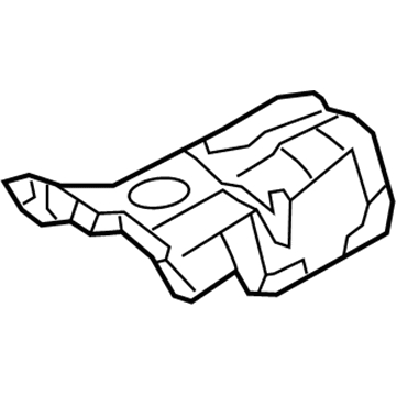 Kia 841343N030 Tunnel INSULATOR