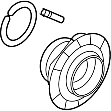 Kia 527104D100 Rear Wheel Hub Assembly