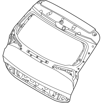 Kia 72800DW000 PANEL ASSY-TAIL GATE