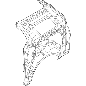 Kia 71601R0050 Panel Assembly-Quarter I