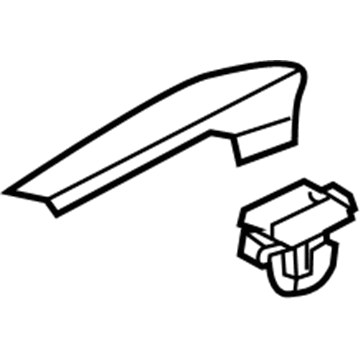 Kia 87257D3000 Clip-Cover Mounting