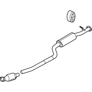 Kia 28600CH550 MUFFLER COMPLETE-CEN