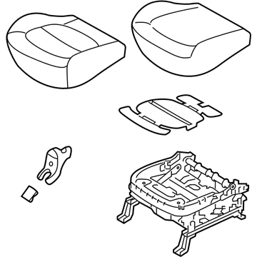 Kia 88100B2AL2KE4 CUSHION ASSY-FR SEAT